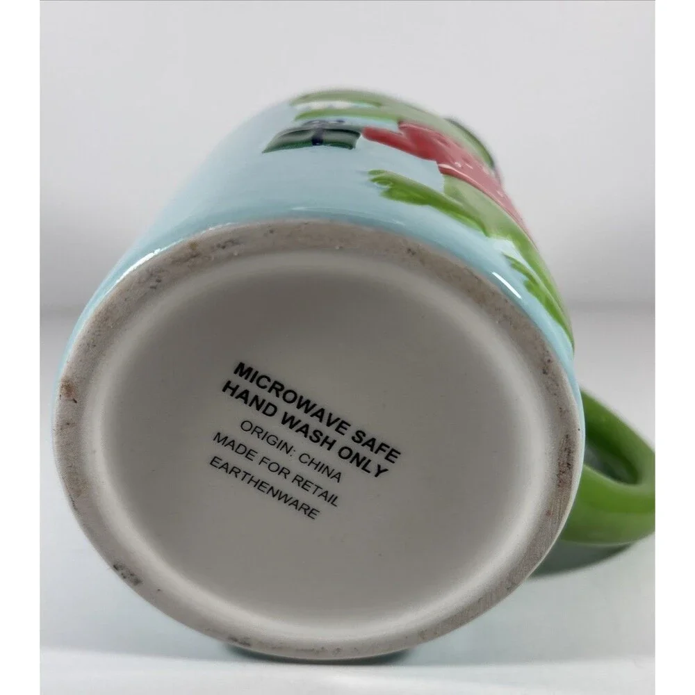 Target Bullseye T-Rex Dinosaur Christmas Coffee Tea Mug Cup 2023 GUC